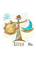 Libra: Zodiac Sketch Pad 120 Pages Of Boarder Plain Paper To Draw On For Kids