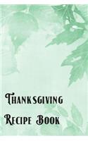 Thanksgiving Recipe Book