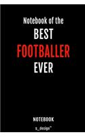 Notebook for Football Players / Footballer