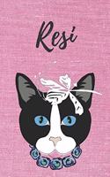 personalisiertes Notizbuch Katze / Journal / Malbuch / Tagebuch / Kritzelbuch / DIN A5 / Geschenk Resi