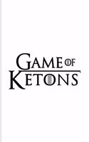 Game Of Ketons: Funny Diet Keto Genic Undated Planner - Weekly & Monthly No Year Pocket Calendar - Medium 6x9 Softcover - For High Fat Low Carb & Fasting Recipes Fa