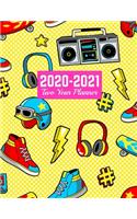 2020-2021 Two Year Planner: Simple 24-Months Calendar, 2-Year Appointment Business Planners, Agenda Schedule Organizer Logbook and Journal - Art Cover 00023187