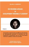 Des proverbes africains au leadership et developpement personnel