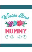 Worlds Best Mummy: Blank Lined Journal