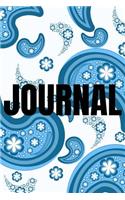 Paisley Background Lined Writing Journal Vol. 20