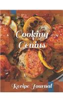 Cooking Genius: Blank Recipe Book to Write in for Men, Women and Kids 8.5 X 11 with 100 Pages for Your Favorite Recipes!