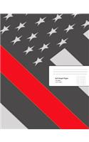 Thin Red Line Composition Notebook