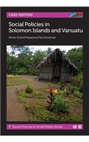 Social Policies in Solomon Islands and Vanuatu