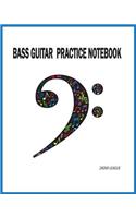 Bass Guitar Practice Notebook