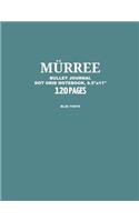 Murree Bullet Journal, Blue Tooth, Dot Grid Notebook, 8.5