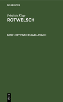 Rotwelsches Quellenbuch