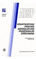 Verantwortung Zwischen Materialer Und Prozeduraler Zurechnung