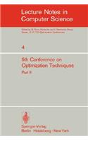 Fifth Conference on Optimization Techniques. Rome 1973
