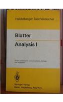 Analysis I