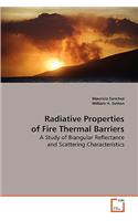 Radiative Properties of Fire Thermal Barriers