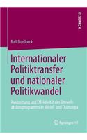 Internationaler Politiktransfer Und Nationaler Politikwandel