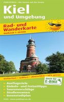 Kiel and surroundings, cycling and hiking map 1:50,000