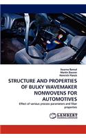 Structure and Properties of Bulky Wavemaker Nonwovens for Automotives