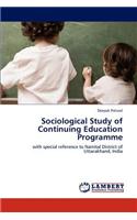Sociological Study of Continuing Education Programme
