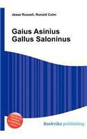 Gaius Asinius Gallus Saloninus: (English)
