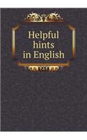 Helpful hints in English: (English)