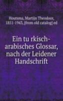 Ein turkisch-arabisches Glossar, nach der Leidener Handschrift