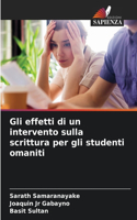 Gli effetti di un intervento sulla scrittura per gli studenti omaniti