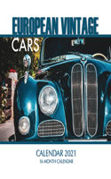 European Vintage Cars Calendar 2021