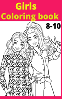 Girls Coloring book 8-10