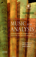 Music for Analysis: Examples from the Common Practice Period and the Twentieth Century [With CD (Audio)]