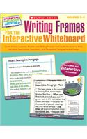 Writing Frames for the Interactive Whiteboard [With CDROM]