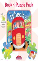 Wheels on the Bus Book N' Puzzle Pack