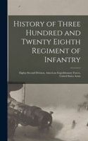 History of Three Hundred and Twenty Eighth Regiment of Infantry