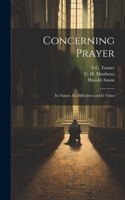 Concerning Prayer