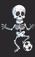 Halloween Soccer Zombie Football Journal Notebook