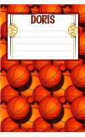 Basketball Life Doris: College Ruled Composition Book