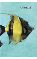 Notebook: Composition Notebooks for Fish Lovers - College Ruled Journal - Cute Animal Notebooks