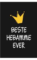 Beste Hebamme: DIN A5 - 120 Seiten Punkteraster - Kalender - Notizbuch - Notizblock - Block - Terminkalender - Abschied - Abschiedsgeschenk - Ruhestand - Arbeitsko