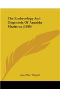 The Embryology And Oogenesis Of Anurida Maritima (1898)