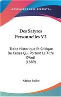 Des Satyres Personnelles V2