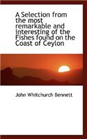A Selection from the Most Remarkable and Interesting of the Fishes Found on the Coast of Ceylon