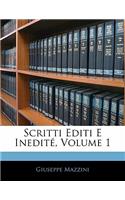 Scritti Editi E Inedité, Volume 1