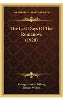 Last Days of the Romanovs (1920)