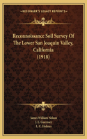Reconnoissance Soil Survey of the Lower San Joaquin Valley, California (1918)