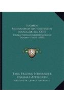 Suomen Muinaismuistoyhdistyksen Aikakauskirja XXIII