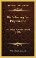 Bedeutung Der Pangeometrie