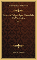Instructie En Lyste Byde Gheestelicke En Vier-Leden (1613)