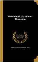 Memorial of Eliza Butler Thompson