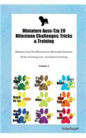 Miniature Auss-Tzu 20 Milestone Challenges: Tricks & Training Miniature Auss-Tzu Milestones for Memorable Moments, Tricks, Grooming, Care, Socialization Training Volume 2