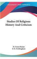 Studies Of Religious History And Criticism